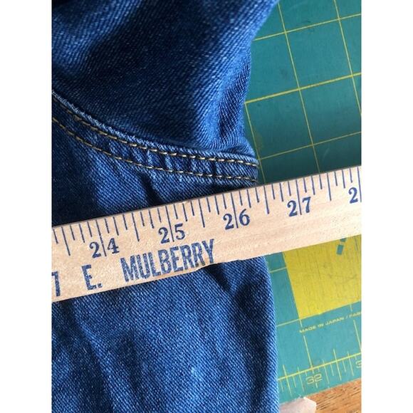 Crazy Train Womens Denim Long Sleeve Jacket Size 3XL Leather-Look Trim - Picture 4 of 5